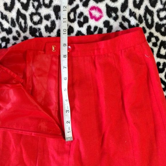 Pure Linen 🌟 4 For $15 Red Skirt - Picture 10 of 12
